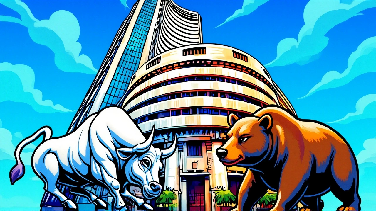 सेंसेक्स 567 अंक उछला, आईटी‑बैंक शेयरों ने रैली, रियल एस्टेट में गिरावट